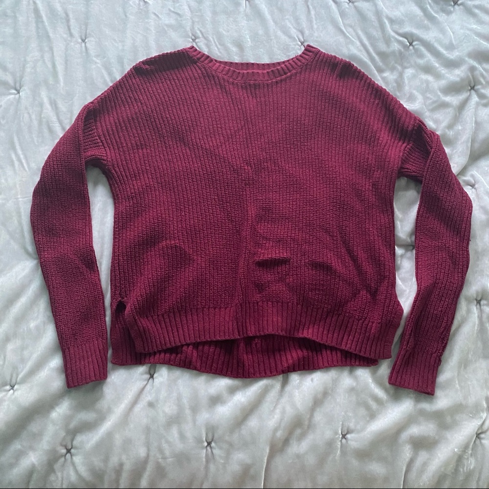Hollister Maroon Sweater